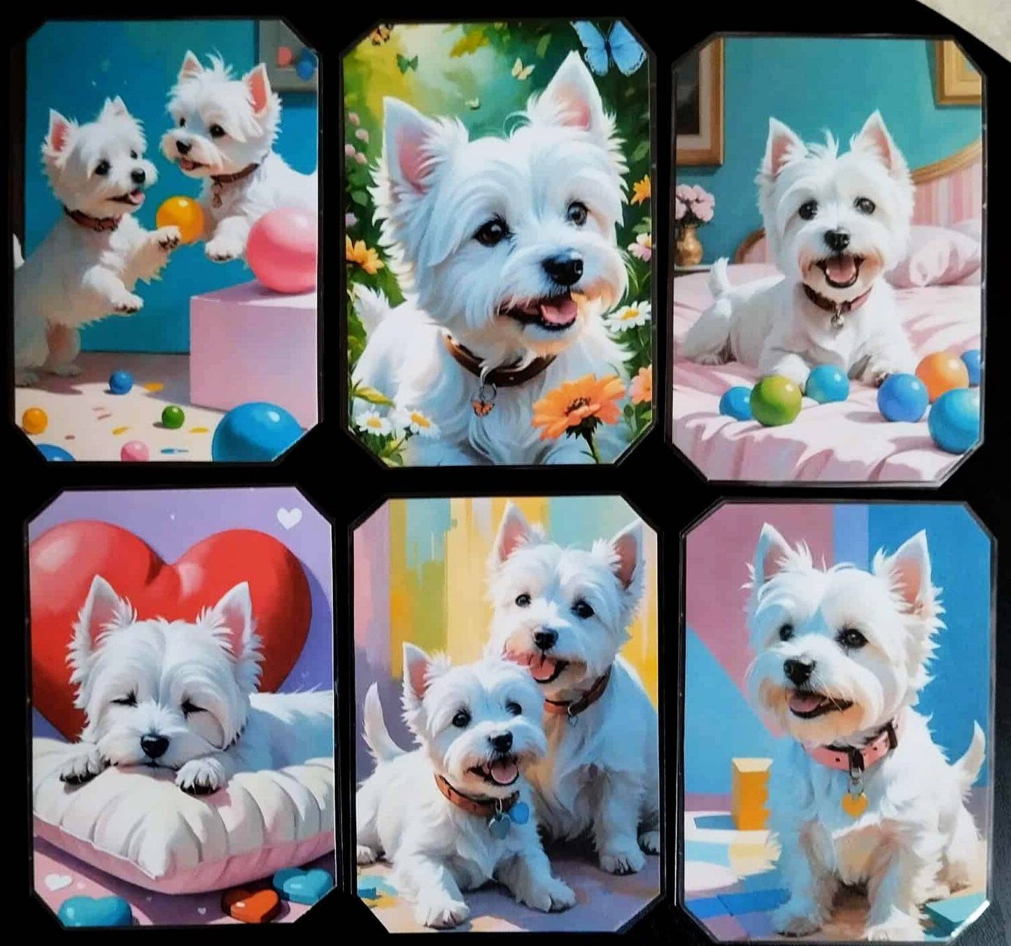 Pack décoration  Les chiens LE WESTIE