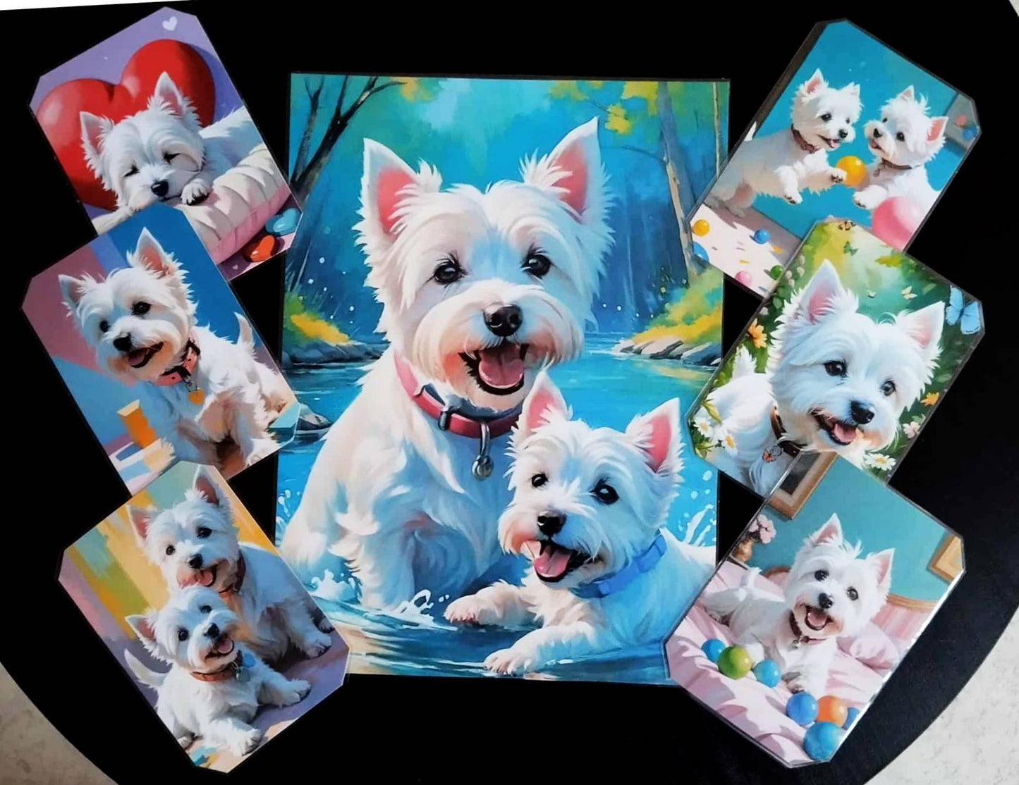 Image principale de pack décoration les chiens le westie