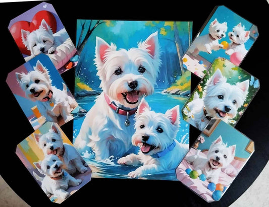 Image principale de pack décoration les chiens le westie