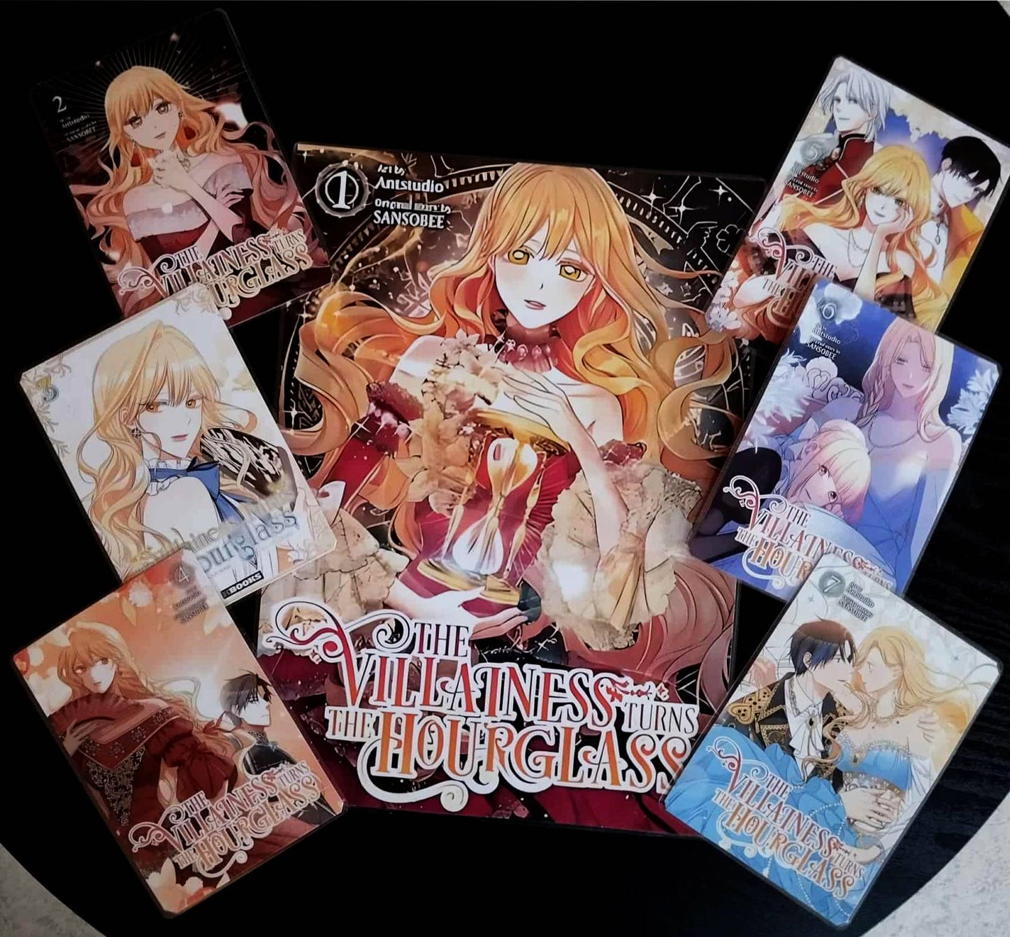 pack décoration webtoon the villainess turns the hourglass