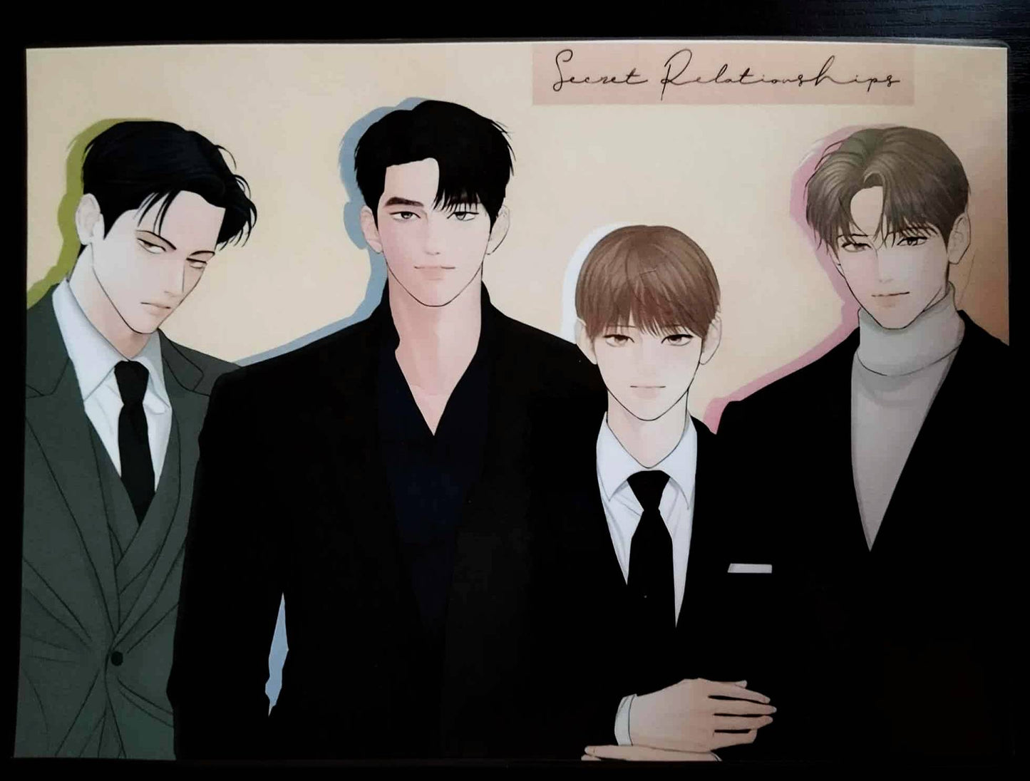 Pack décoration Webtoon Yaoi Boy's love SECRET RELATIONSHIP