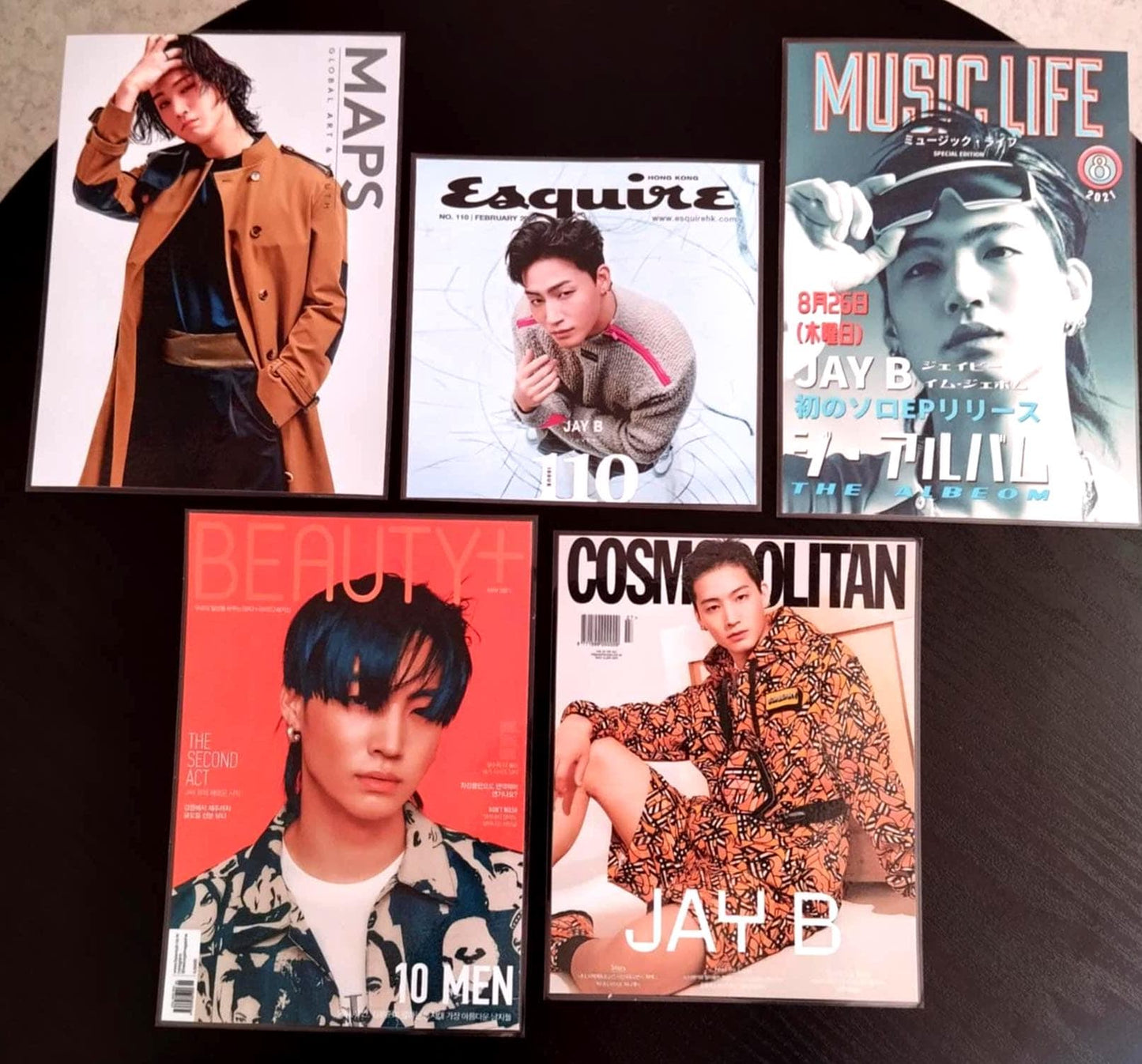 Lot 5 décorations GOT7 Jay B