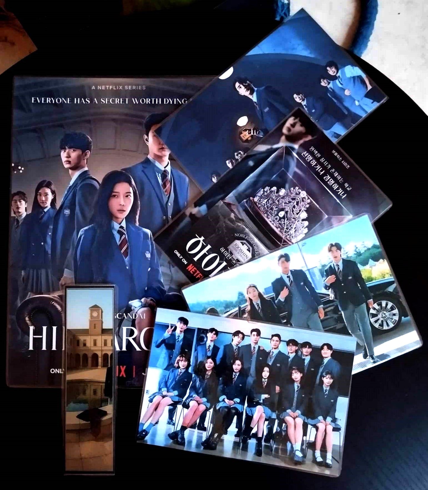 Pack décoration K drama HIERARCHY plus marque page assorti
