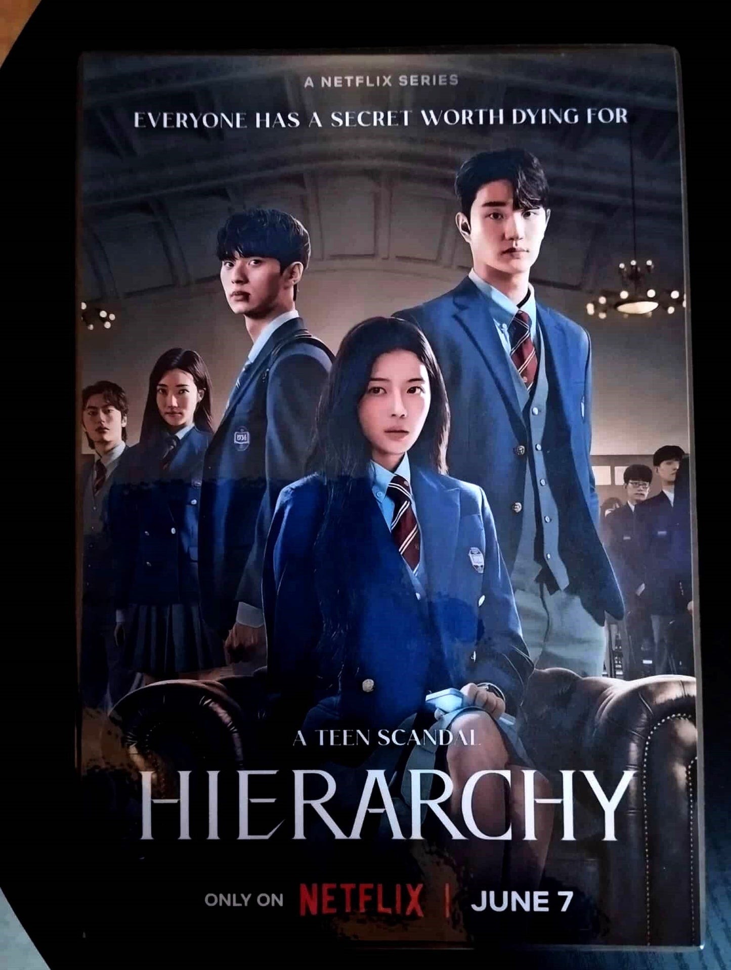 Pack décoration K drama HIERARCHY plus marque page assorti