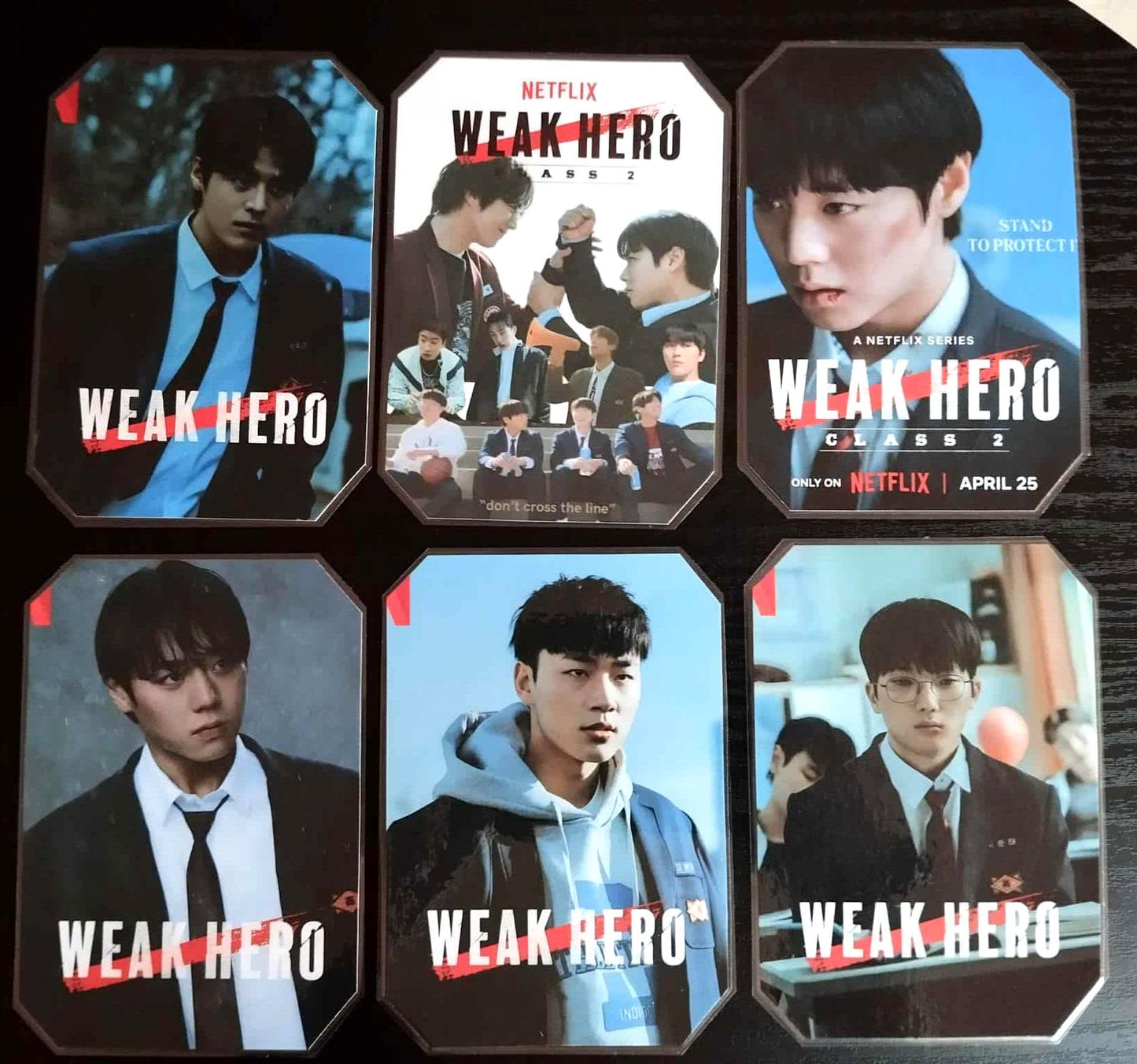 Pack décoration K-Drama WEAK HERO class 2 – déco murale fan coréen   K-Drama WEAK HERO class 2 decoration pack – Korean fan wall decor.