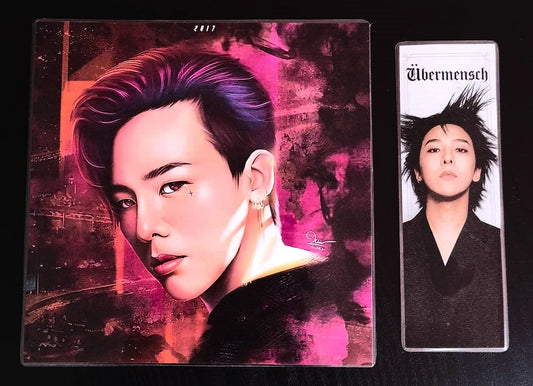 image principale de pack décoration k pop bigbang g dragon et marque pages