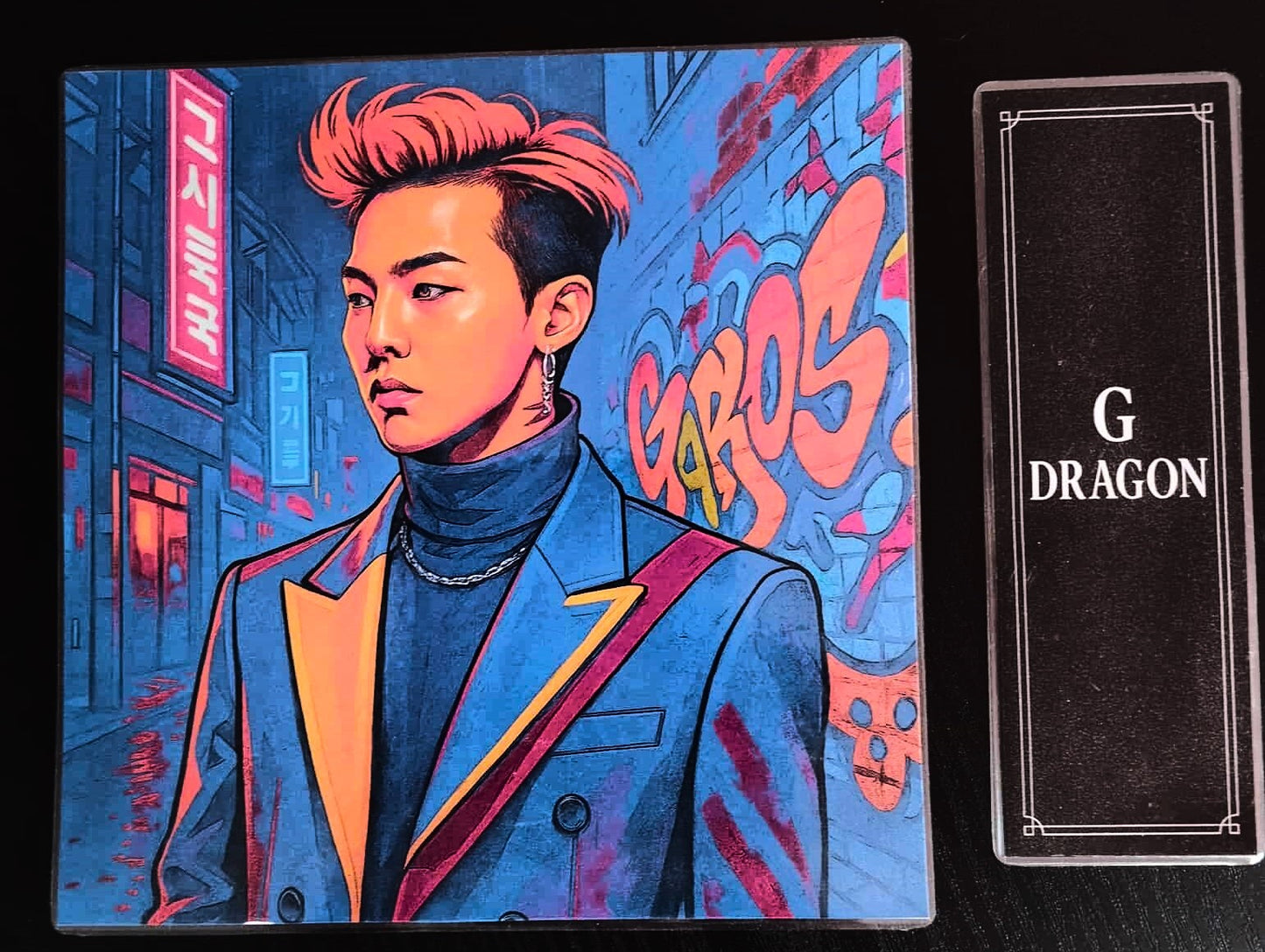 Pack décoration K pop BIGBANG G DRAGON et marque pages