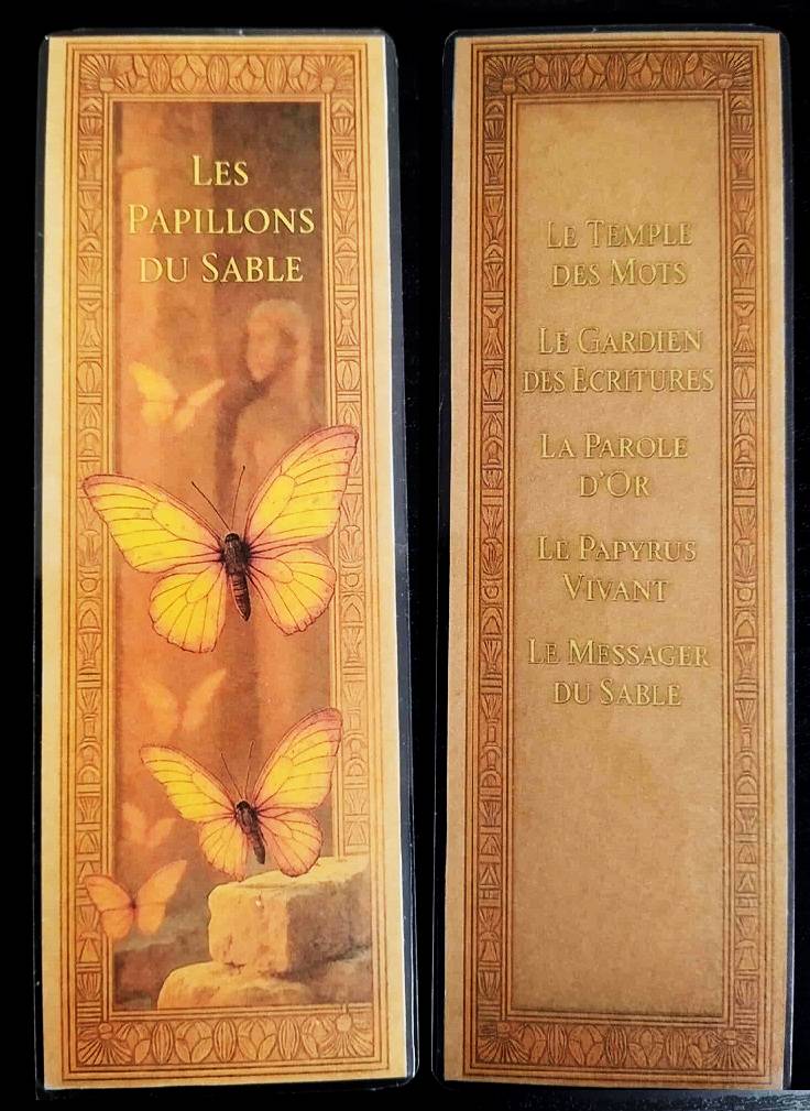 Pack décoration LE RELIEUR Les papillons du sable + marque pages