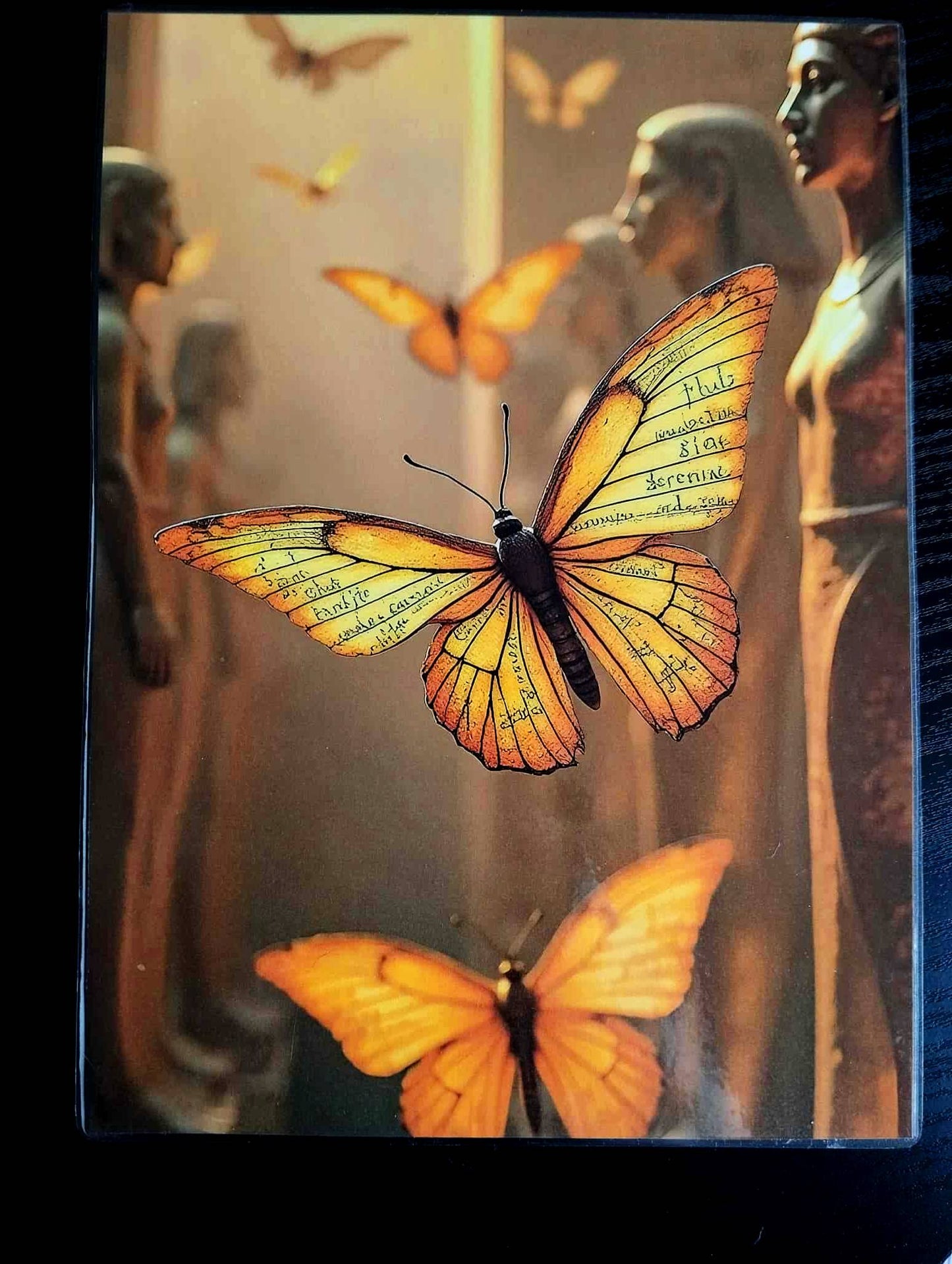 Pack décoration LE RELIEUR Les papillons du sable + marque pages