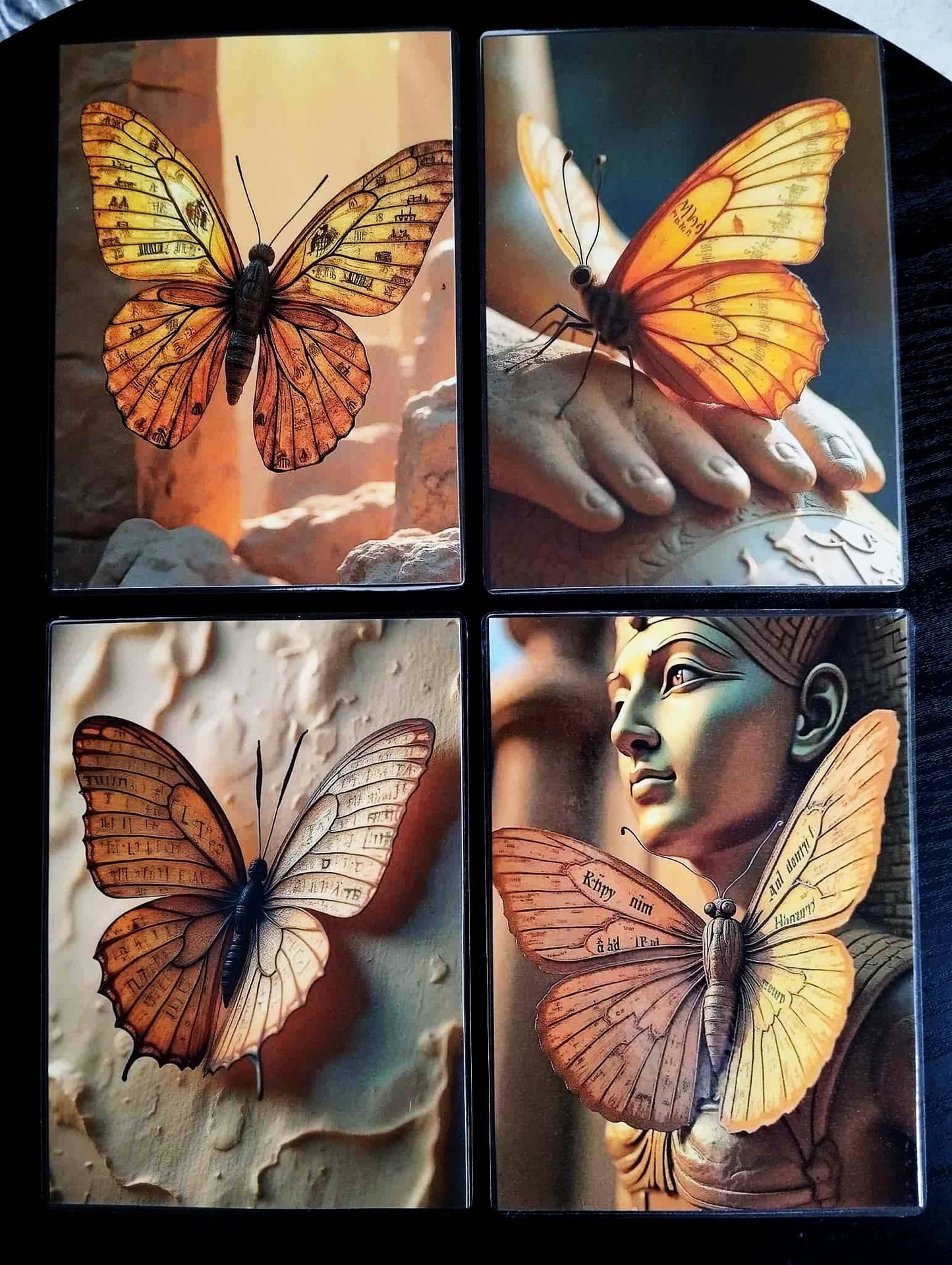 Pack décoration LE RELIEUR Les papillons du sable + marque pages