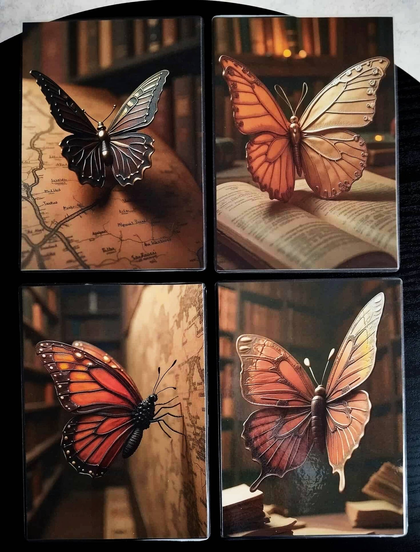 THE Binder's Decoration Pack: Leather Butterflies + Bookmarks