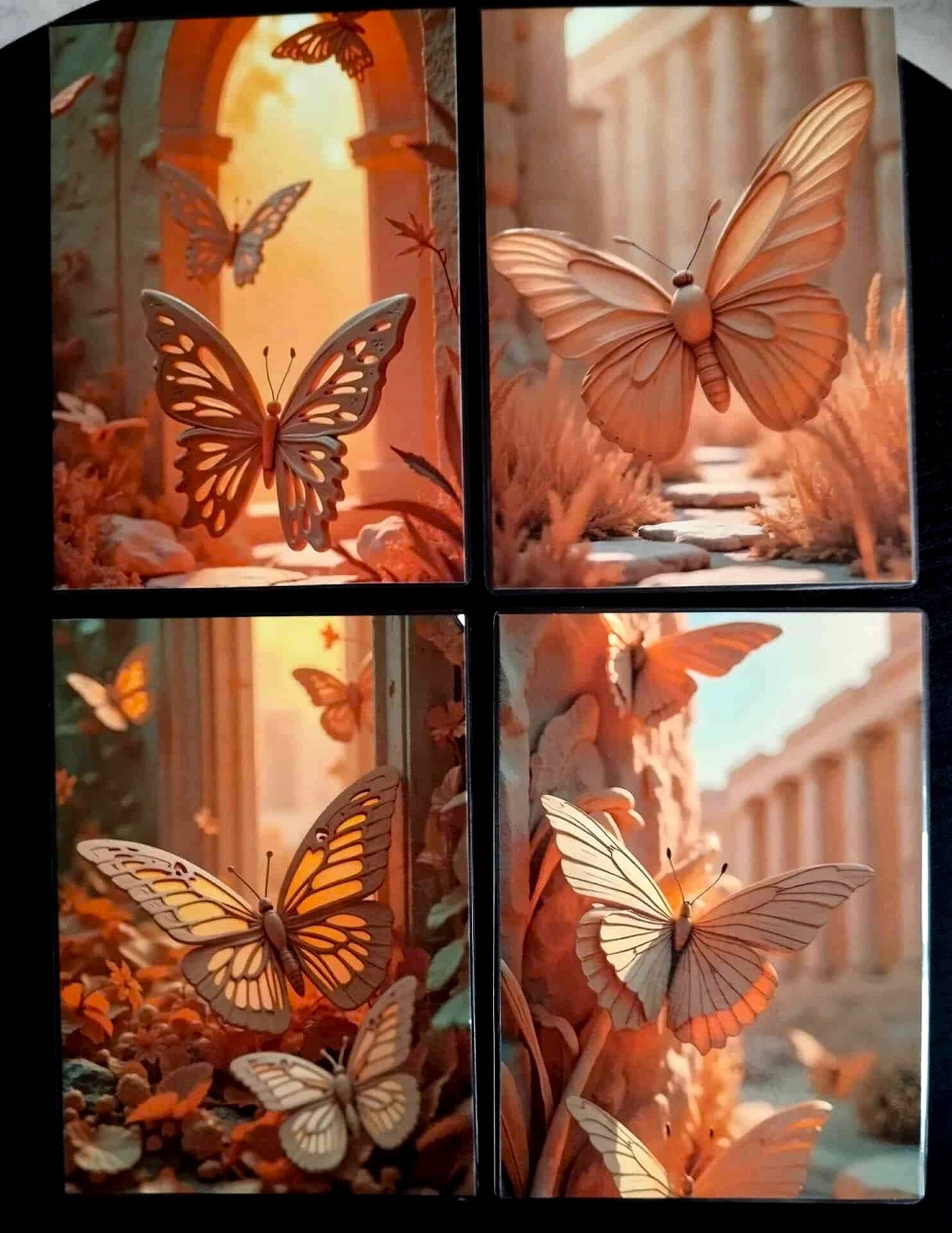 Pack décoration LE MENUISIER Les papillons du temple