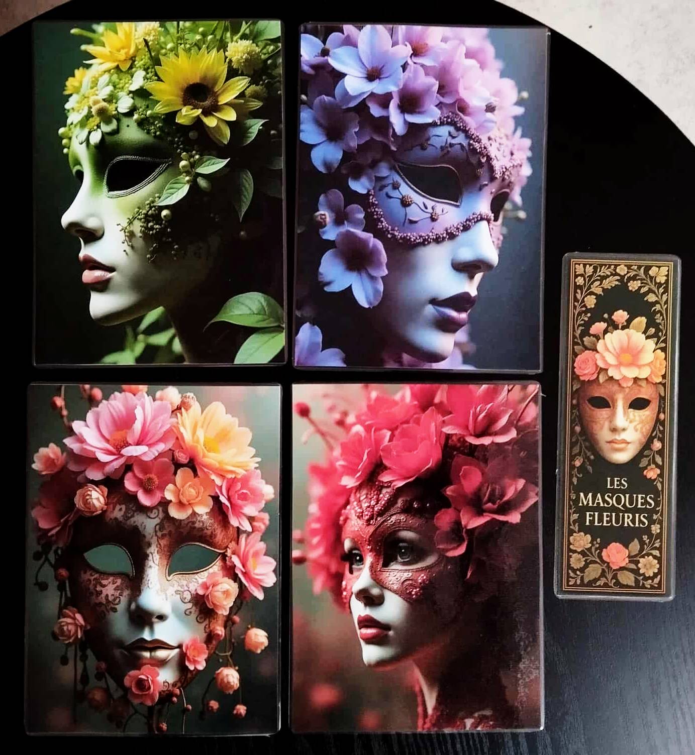 Pack décoration LA BOTANISTE Les masques fleuris