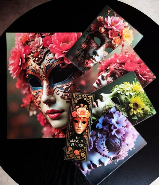 image principale de pack décoration l'atelier des mondes perdus la botaniste cycle 2 les masques fleuris 