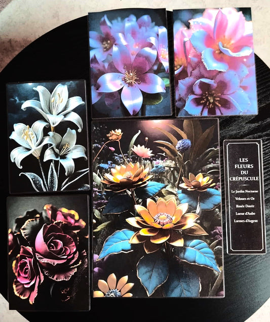 Pack décoration – L’Atelier des Mondes Perdus – La Couturière – Les Fleurs du Crépuscule