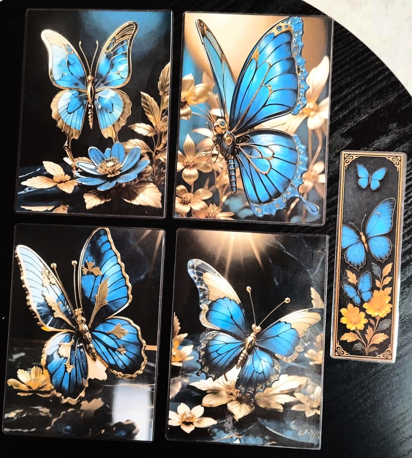 Pack décoration – L’Atelier des Mondes Perdus – Le Joaillier – Les Papillons Bleus