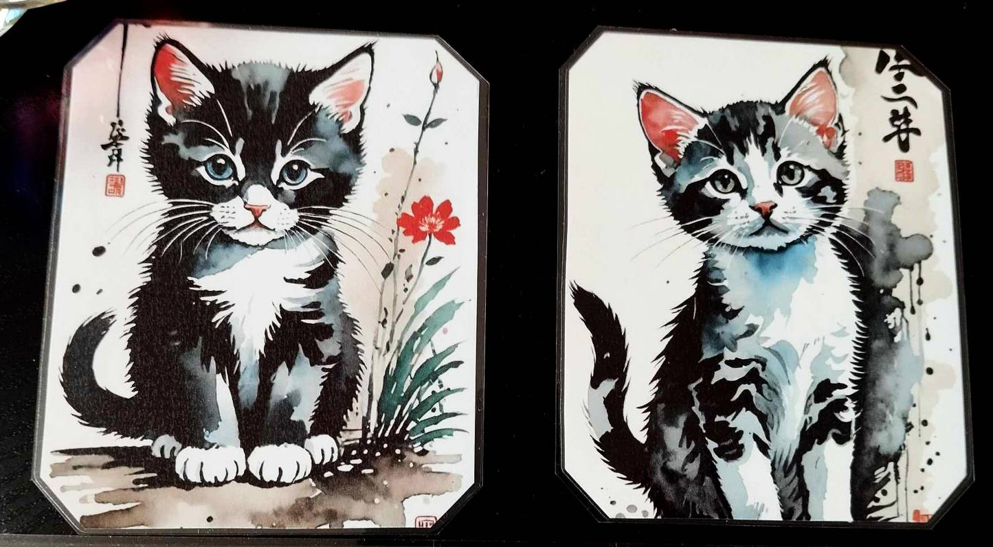 Pack décoration LES CHATONS style asiatique