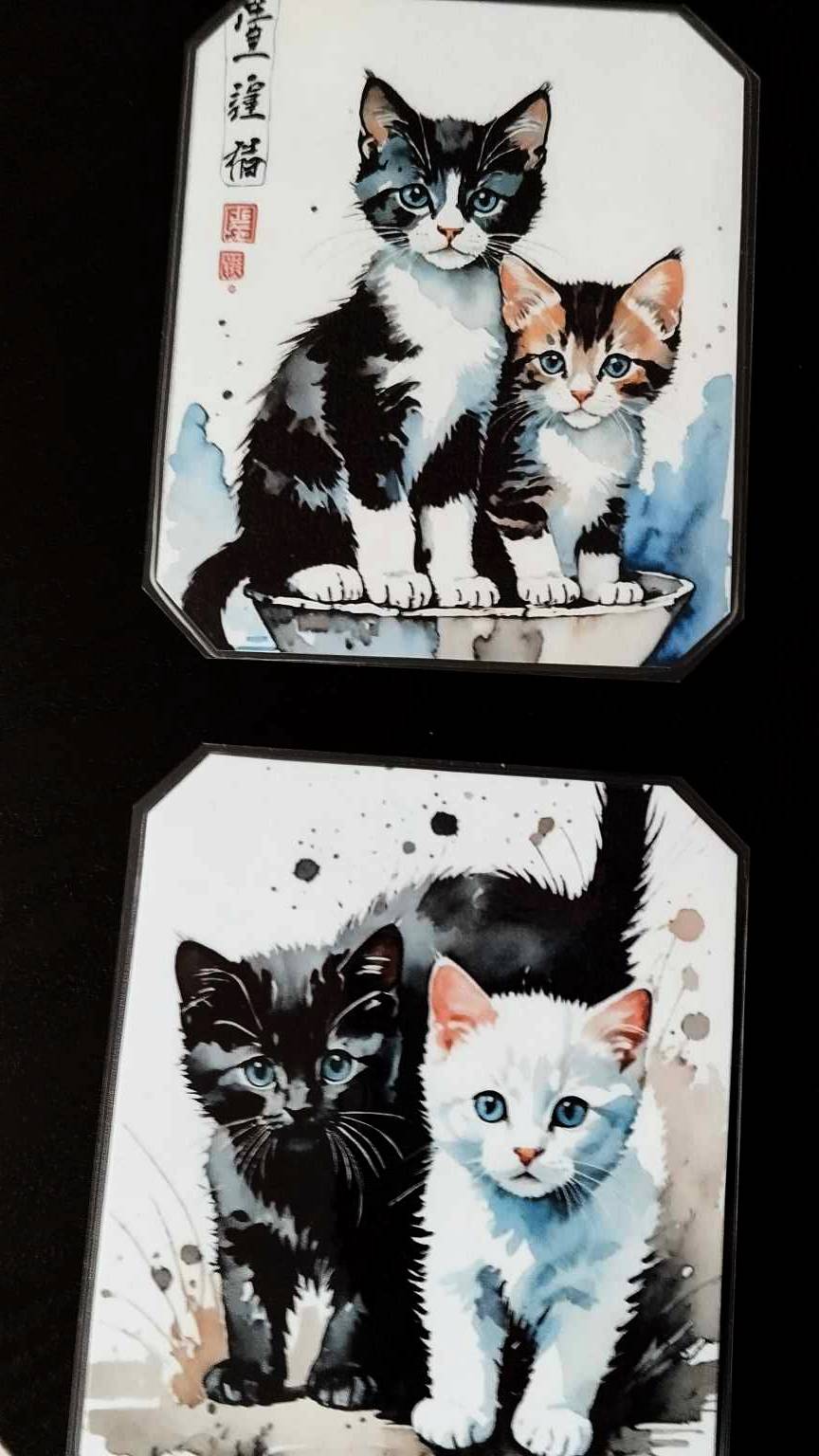 Pack décoration LES CHATONS style asiatique