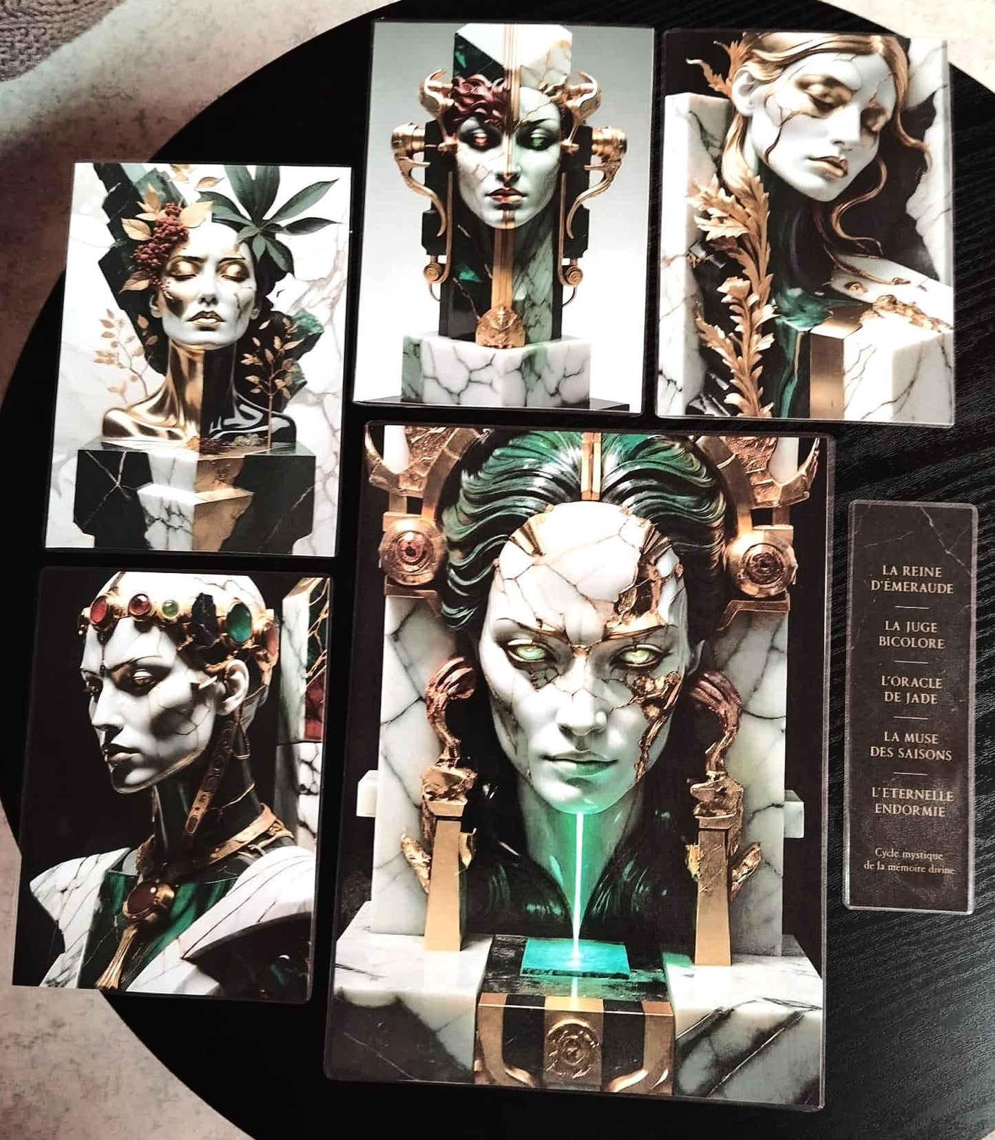 Pack décoration-l'atelier des mondes perdus-le sculpteur-les cinq reliques de l'éternelle