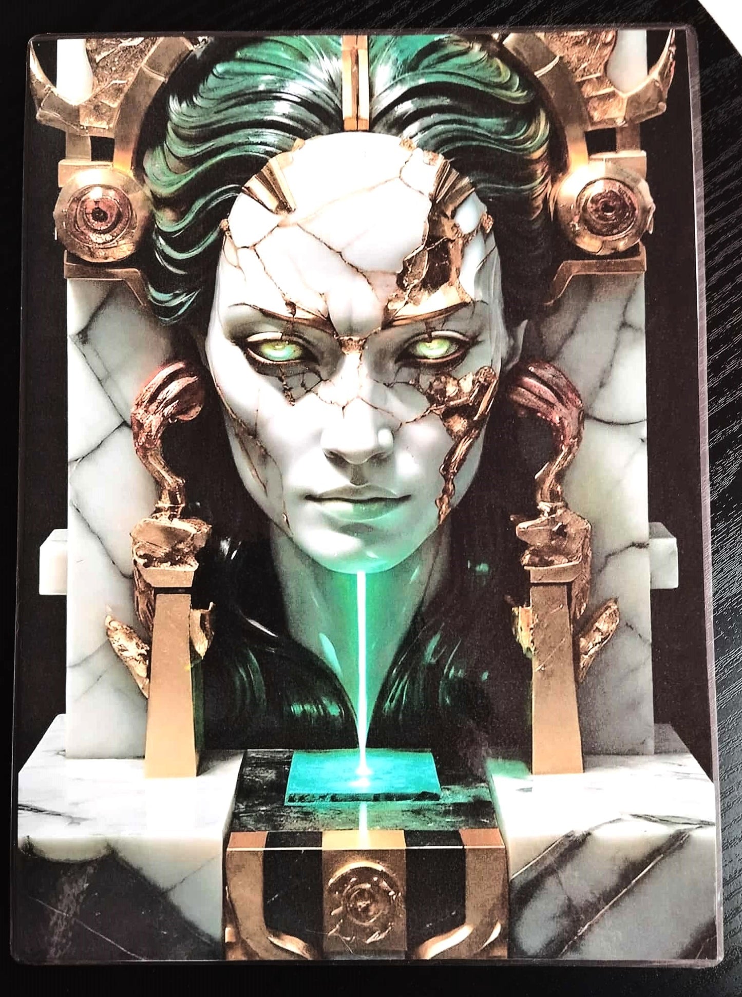 Pack décoration-l'atelier des mondes perdus-le sculpteur-les cinq reliques de l'éternelle