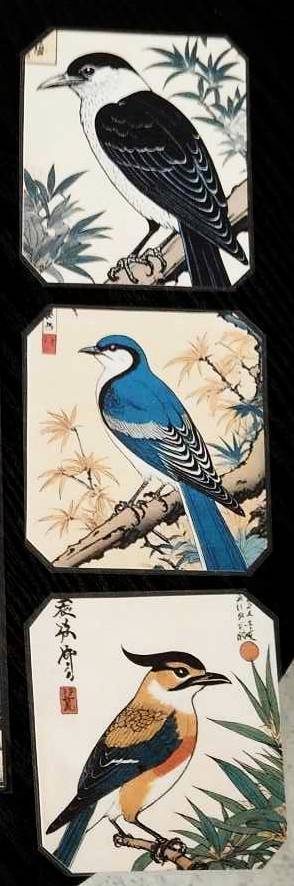 Pack décoration LES OISEAUX Style asiatique