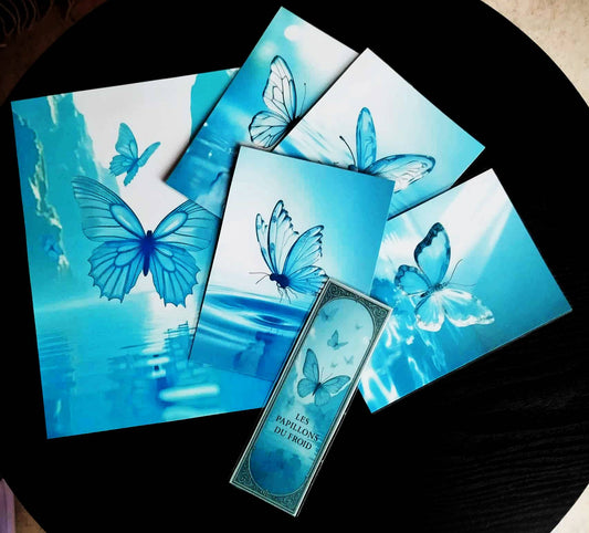 image principale de pack decoration l'atelier des mondes perdus le souffleur de verre cycle 1 les papillons du froid plus marque page