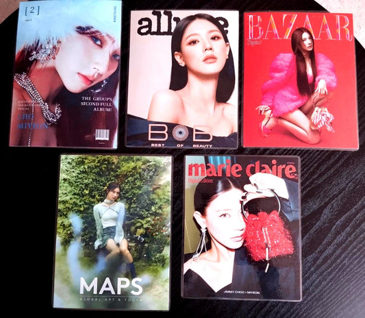 Lot 5 décorations K POP (G)I-dle Miyeon