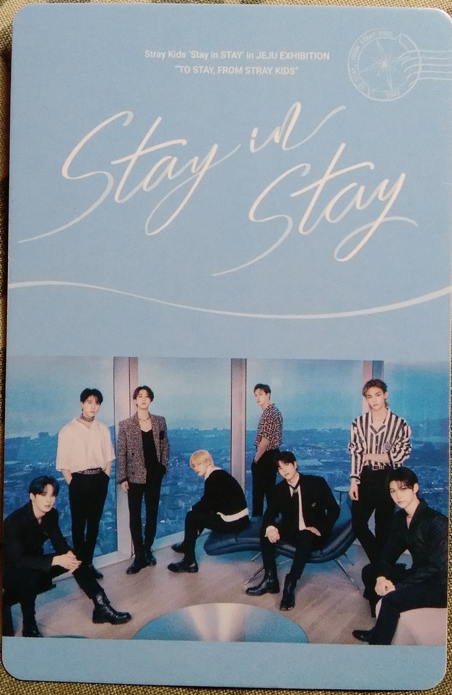 Photocard  STRAYKIDS  Stay in stay in Jeju  Bang chan