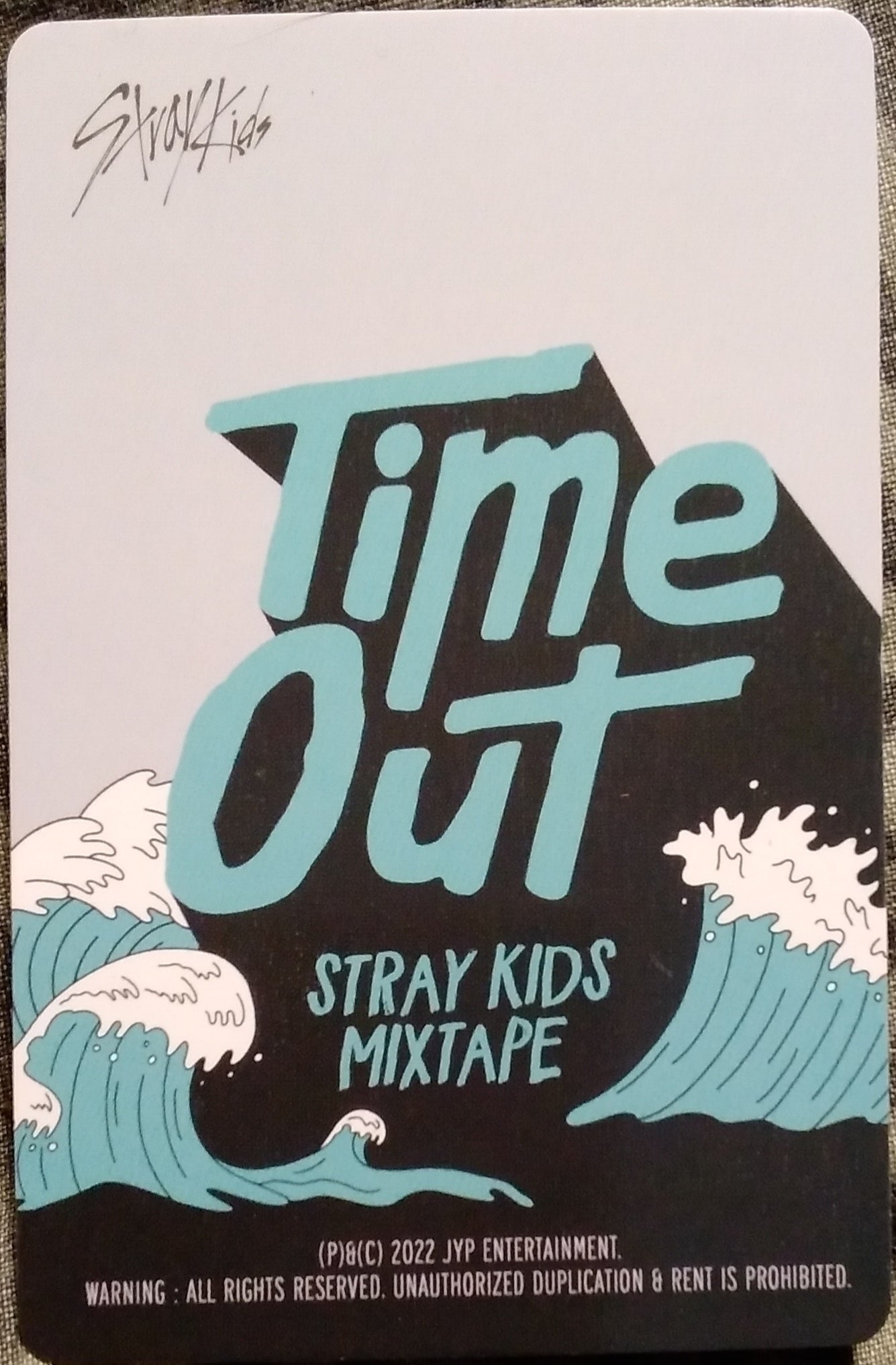 Photocard  STRAYKIDS  Time out  mixtape