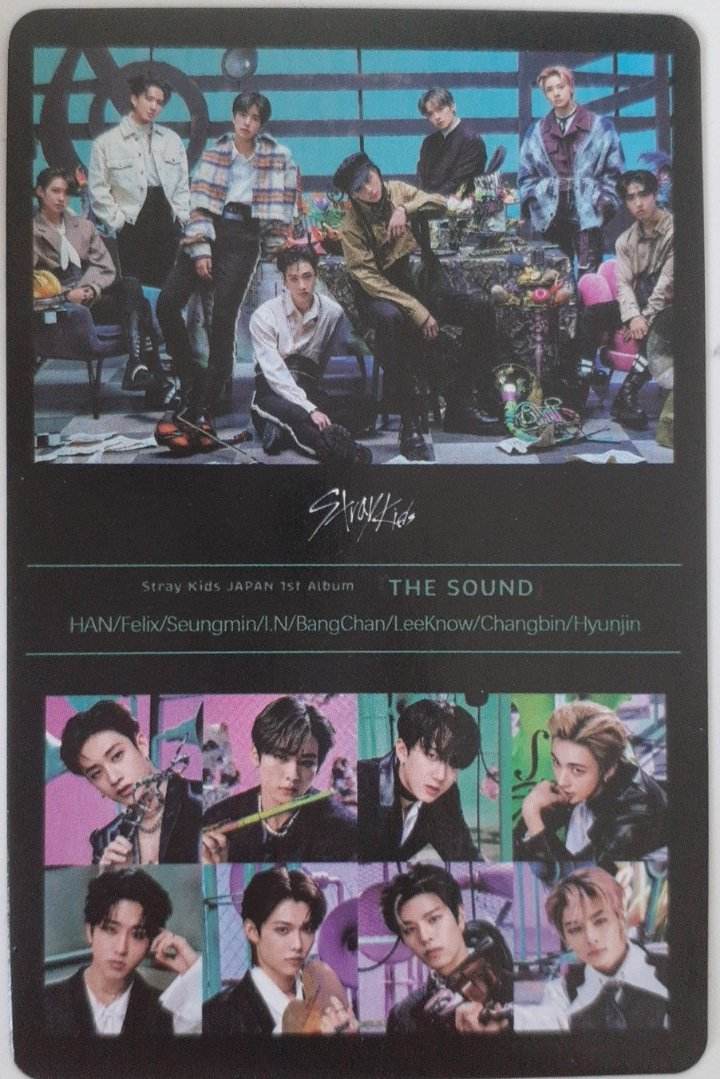 Photocard  STRAYKIDS  The sound  First japanese album  Hyunjin