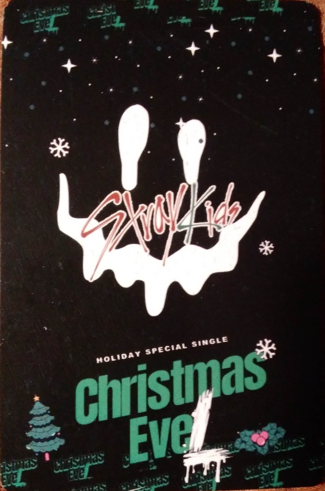 Photocard STRAYKIDS  Holiday special single  Christmas evel (Copie)