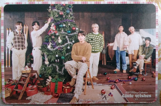 BTS Photocard  Little wishes 2021  holiday collection  OT7.
