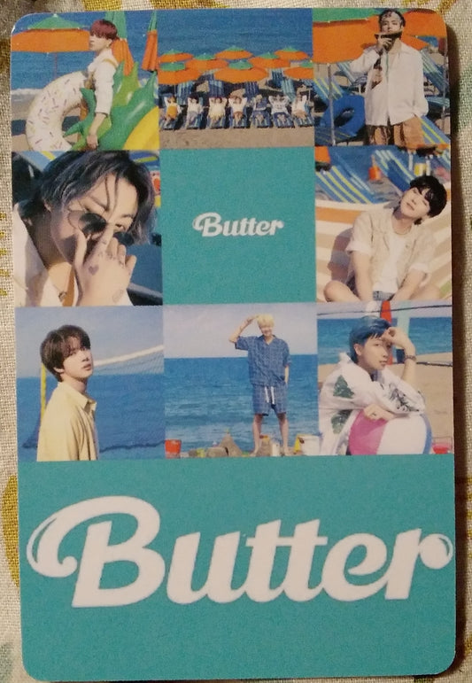 BTS photocard Permission to dance Butter OT7