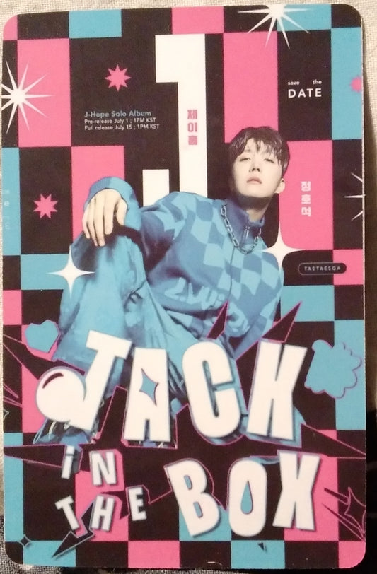 photocard BTS  j hope  jack in the box