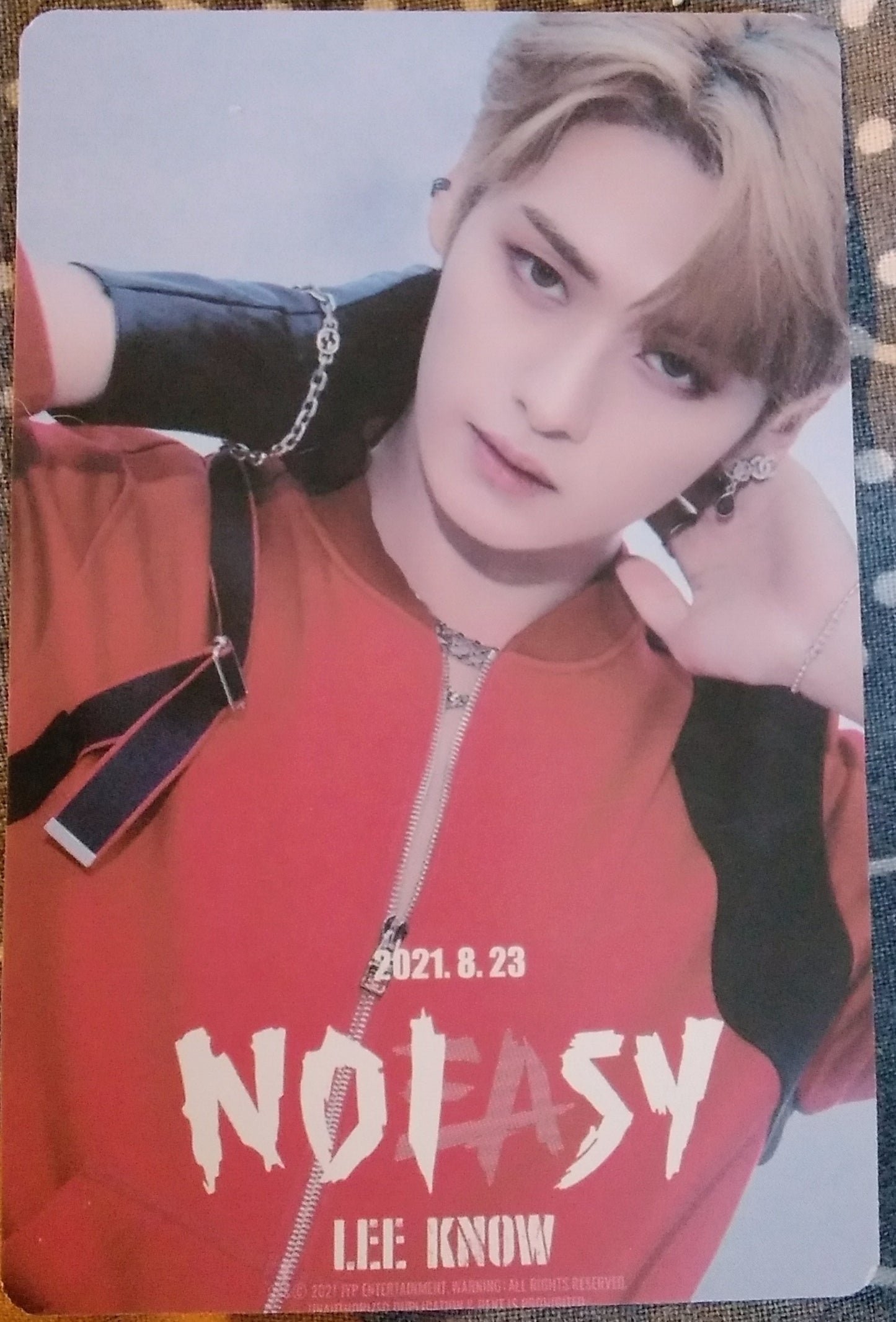 Photocard Straykids  no easy  LEE KNOW