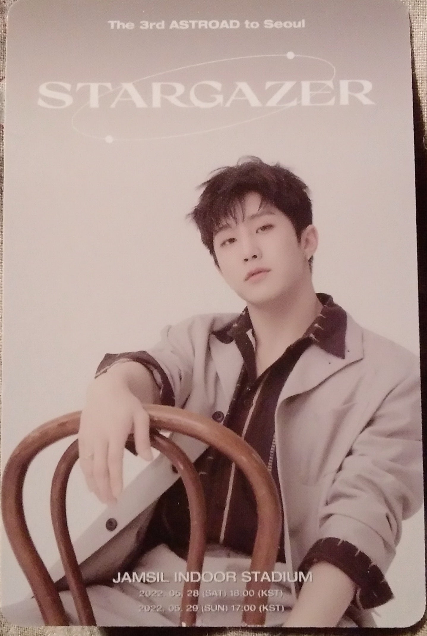Photocard ASTRO  Drive on the starry road  JINJN