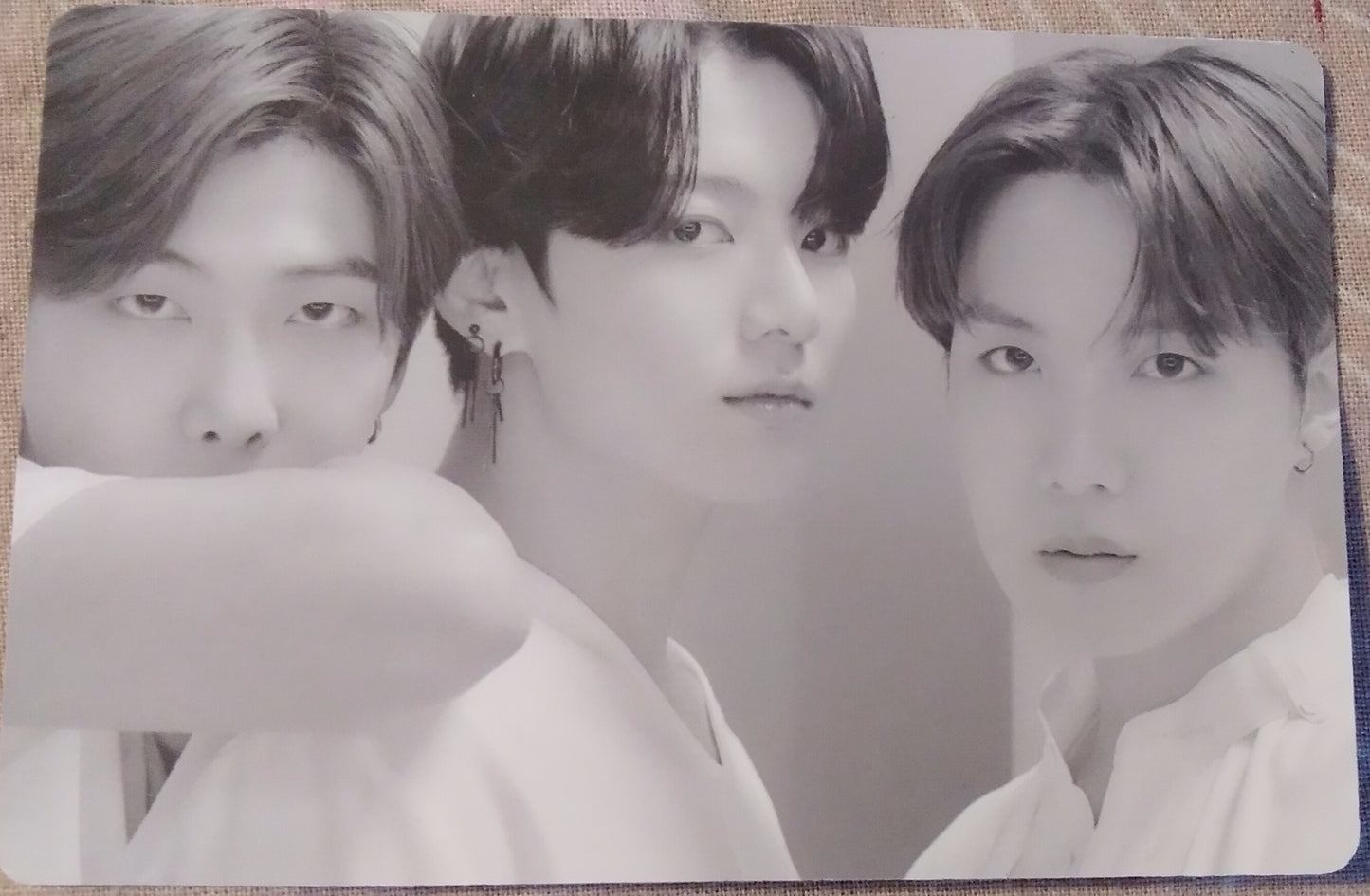 Photocard BTS  Map of the soul one  RM JUNGKOOK J HOPE