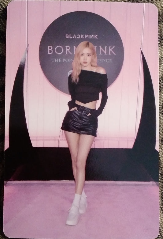 Photocard  BLACKPINK  Born pink Rose