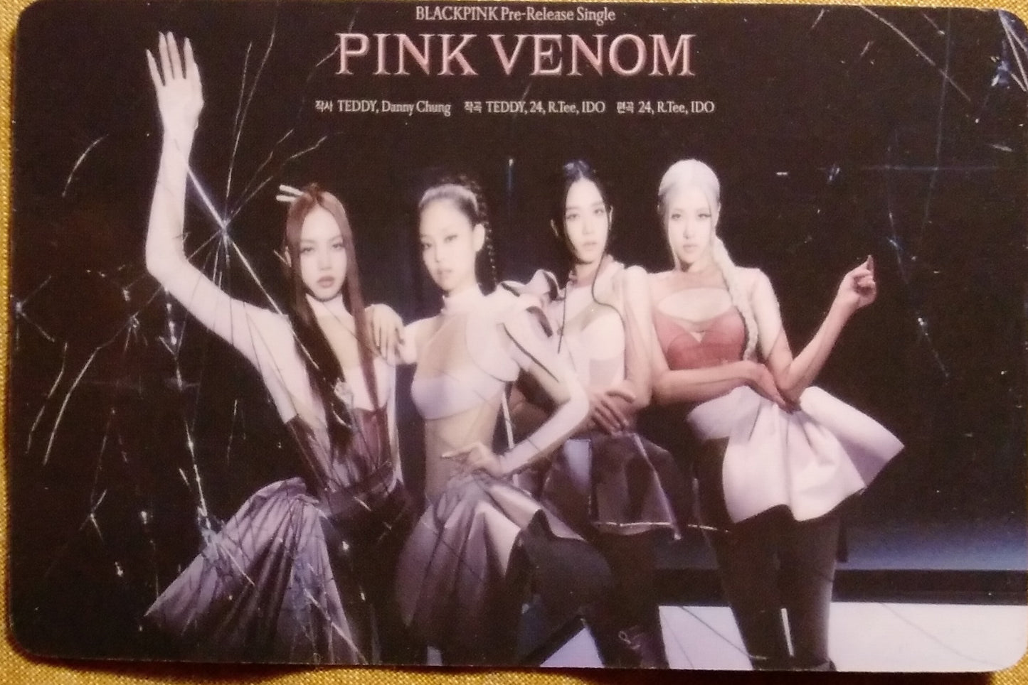 Photocard  BLACKPINK  Pink venom
