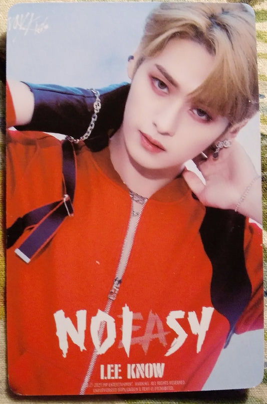Photocard  STRAYKIDS  No easy.  Lee know