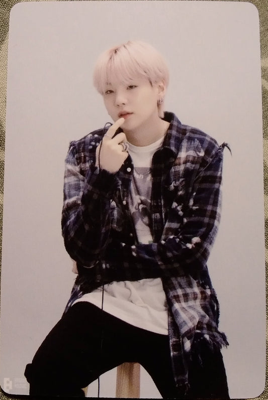 Photocard  BTS  Us, ourselves, we  Suga