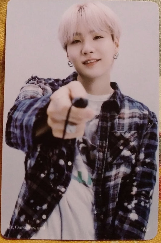 Photocard  BTS  Us, ourselves, we  Suga