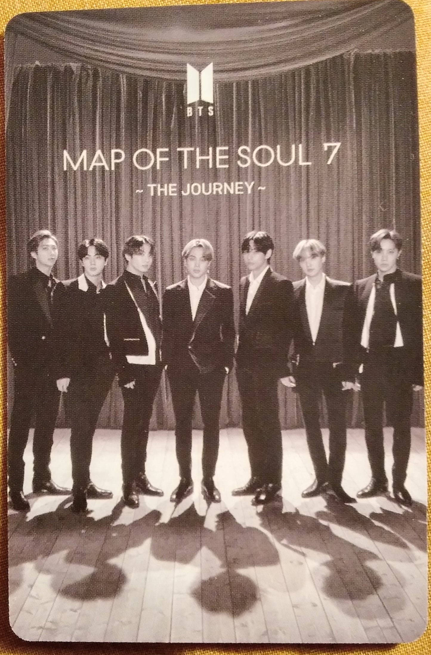 Photocard  BTS  Map of the soul 7  "The journey"