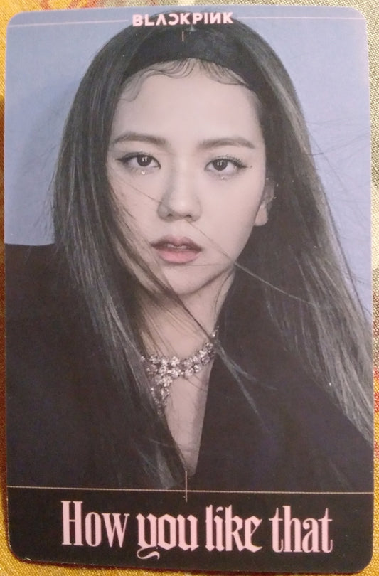 Photocard  BLACKPINK  How you like that  Jisoo