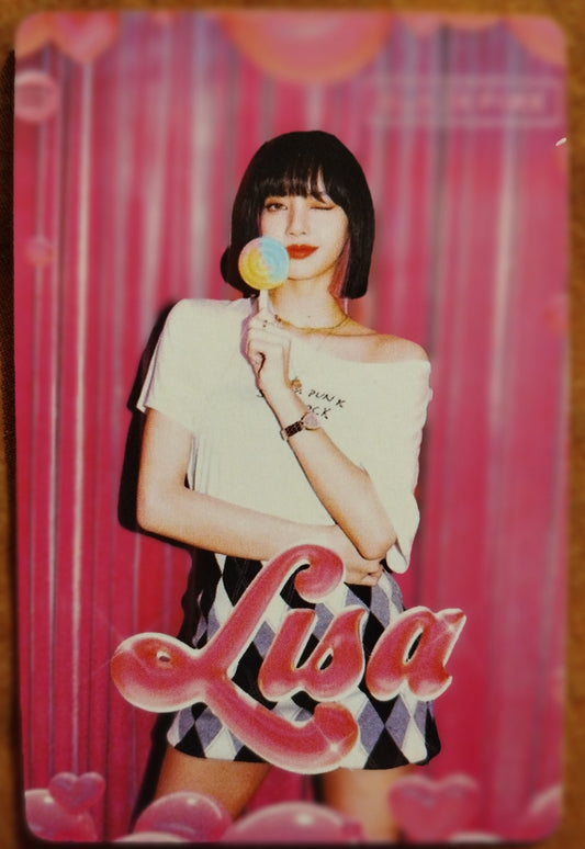 Photocard BLACKPINK  The album  Lisa