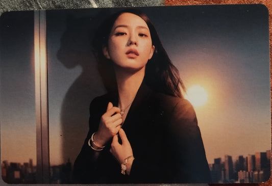Photocard BLACKPINK Jisoo Crysta first single album